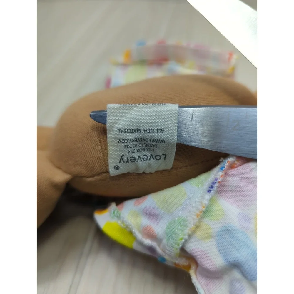 Lovevery Quinn Doll Plush‎ Cloth Organic Montessori Colorful NO OVERALL PANTS